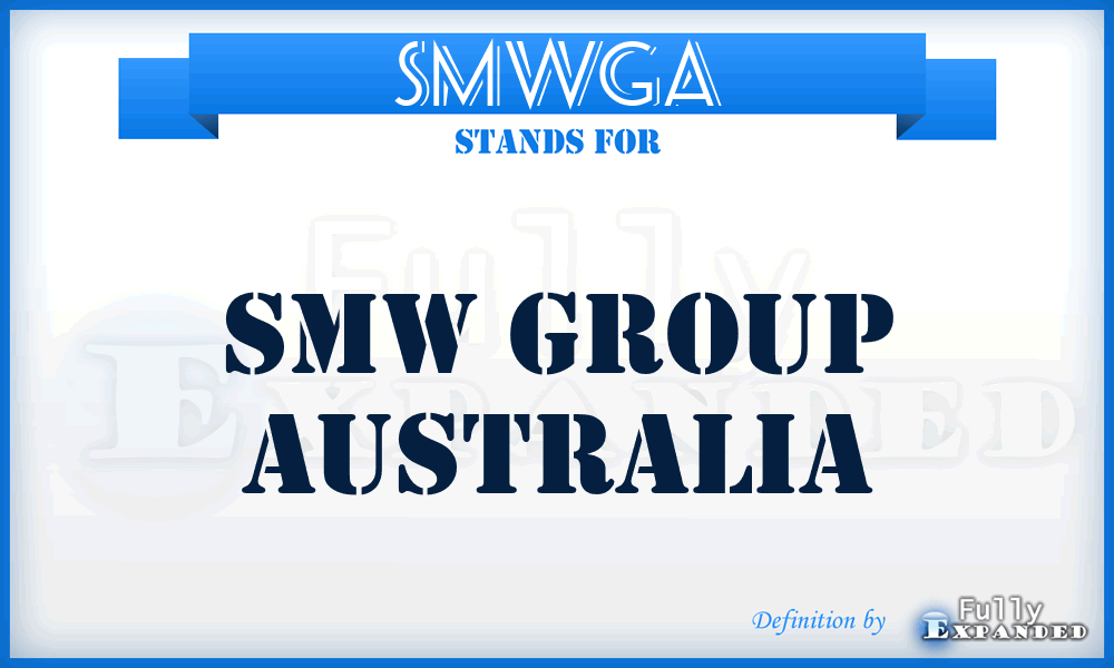 SMWGA - SMW Group Australia