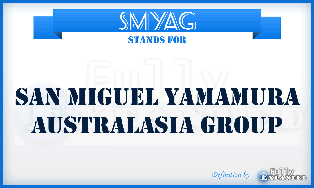 SMYAG - San Miguel Yamamura Australasia Group