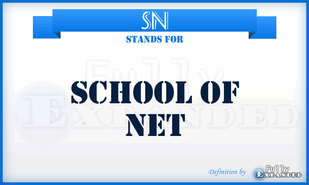 SN - School of Net