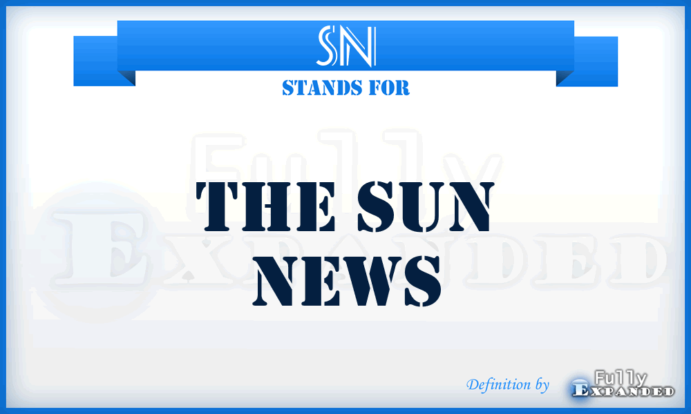 SN - The Sun News