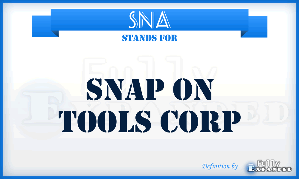 SNA - Snap On Tools Corp