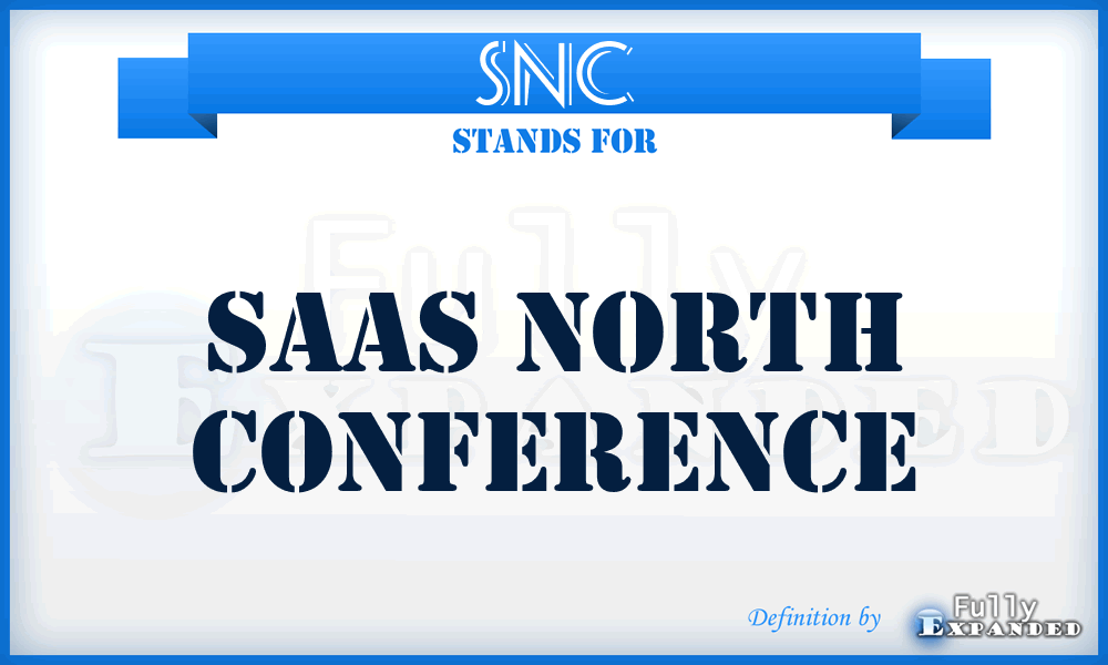 SNC - Saas North Conference