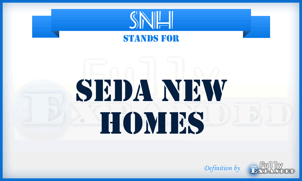 SNH - Seda New Homes
