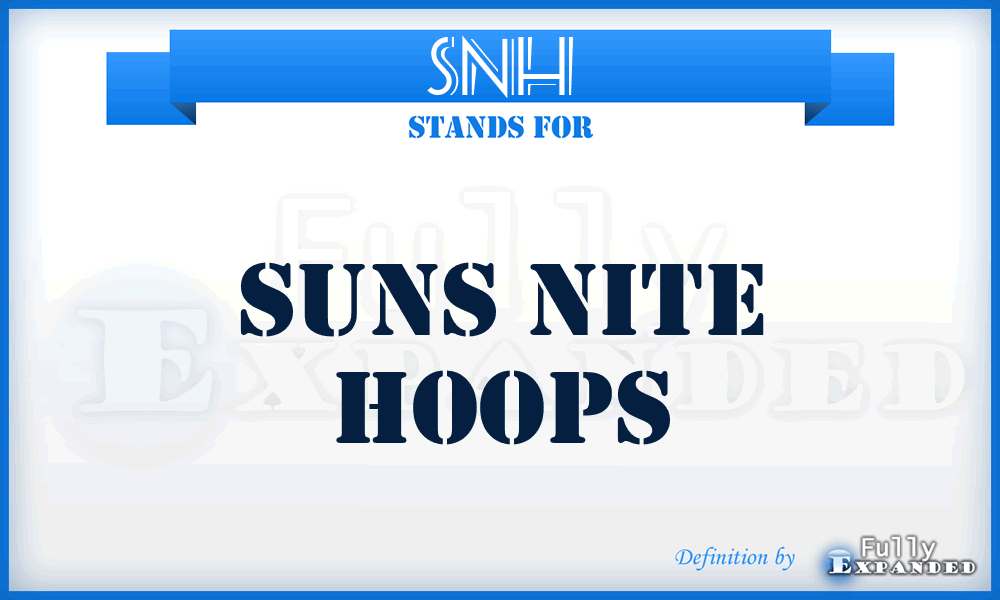 SNH - Suns Nite Hoops