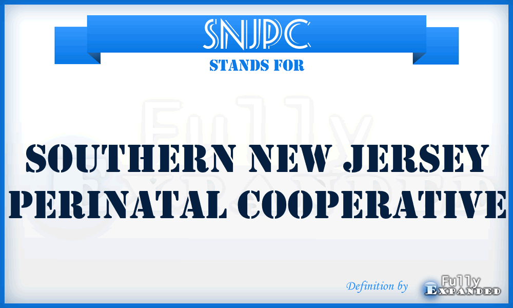 SNJPC - Southern New Jersey Perinatal Cooperative