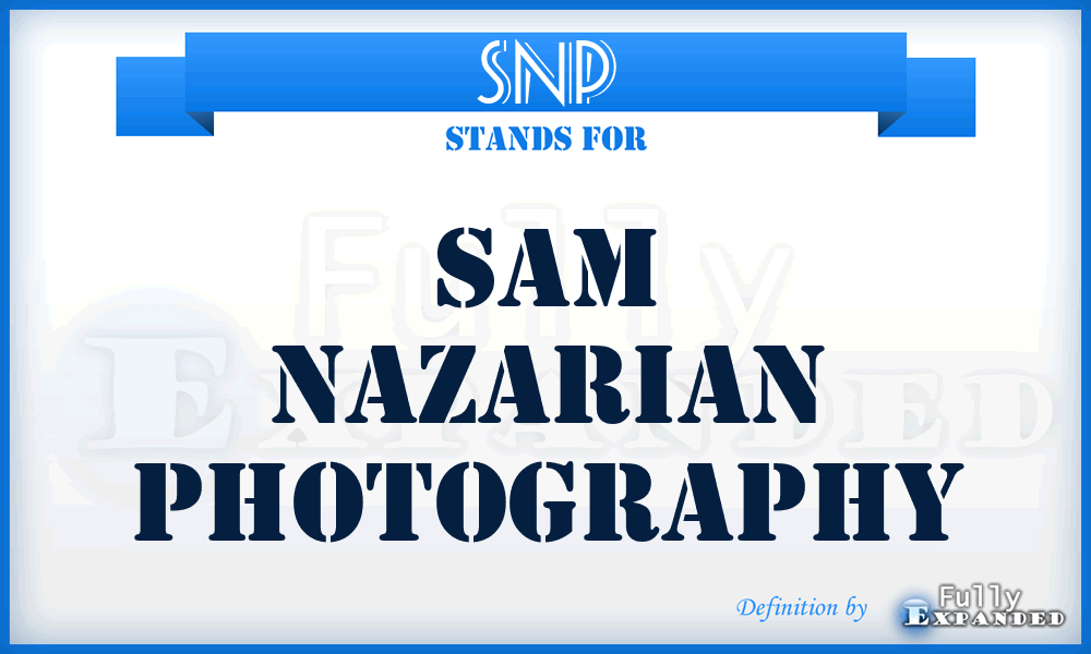 SNP - Sam Nazarian Photography