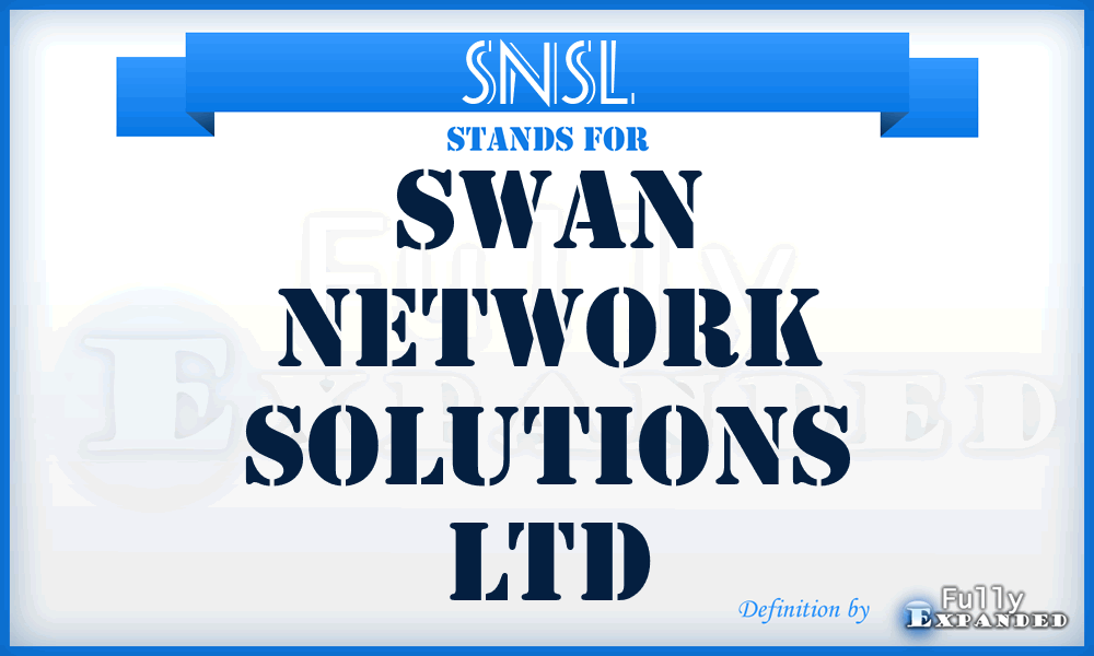 SNSL - Swan Network Solutions Ltd