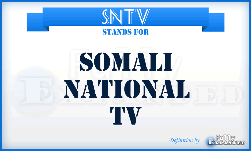 SNTV - Somali National TV