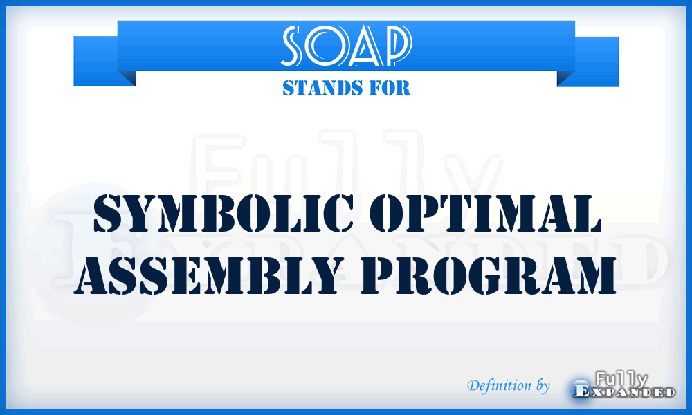SOAP - Symbolic Optimal Assembly Program