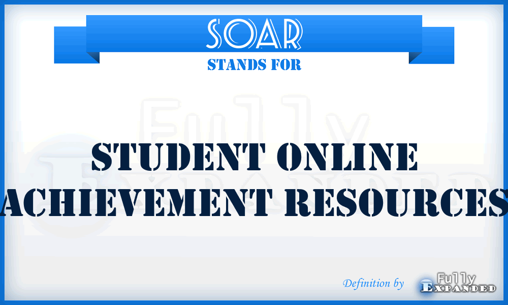 SOAR - Student Online Achievement Resources