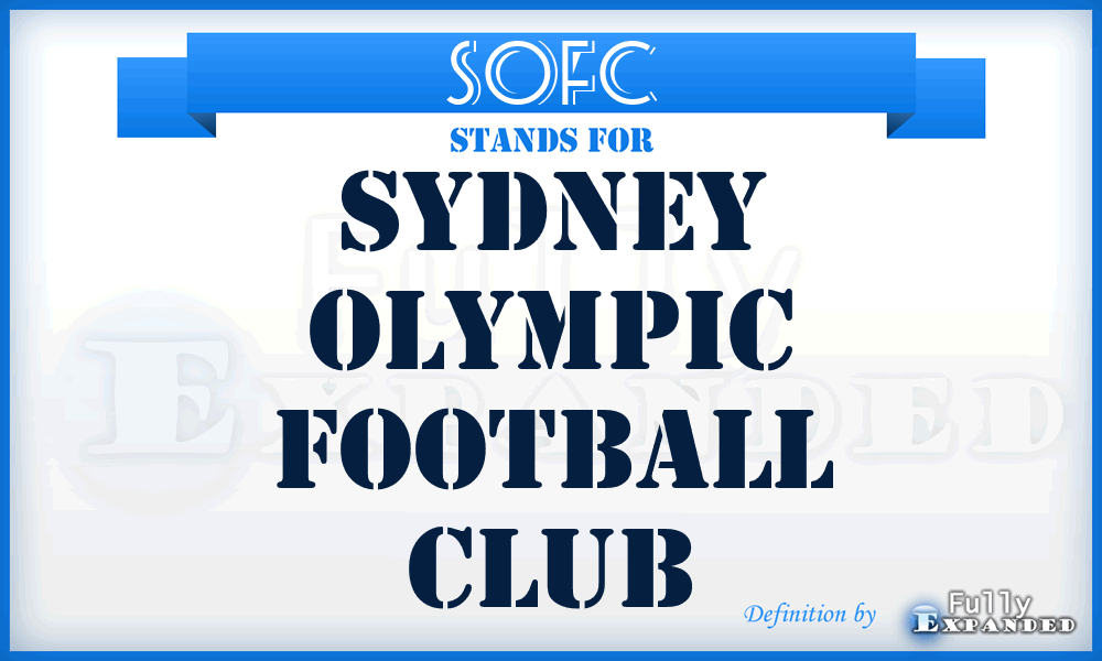 SOFC - Sydney Olympic Football Club