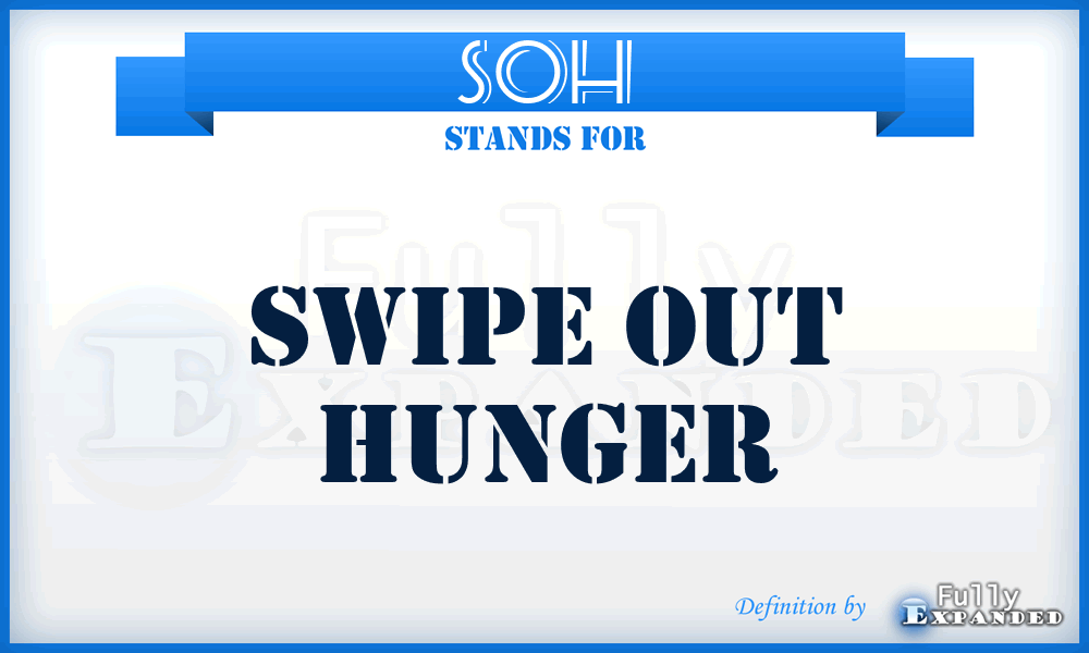 SOH - Swipe Out Hunger