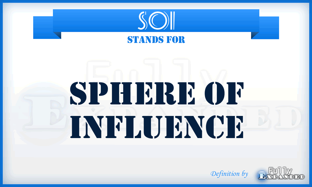 SOI - Sphere Of Influence