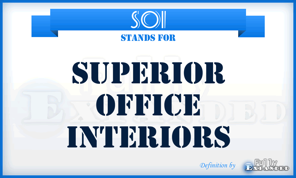 SOI - Superior Office Interiors