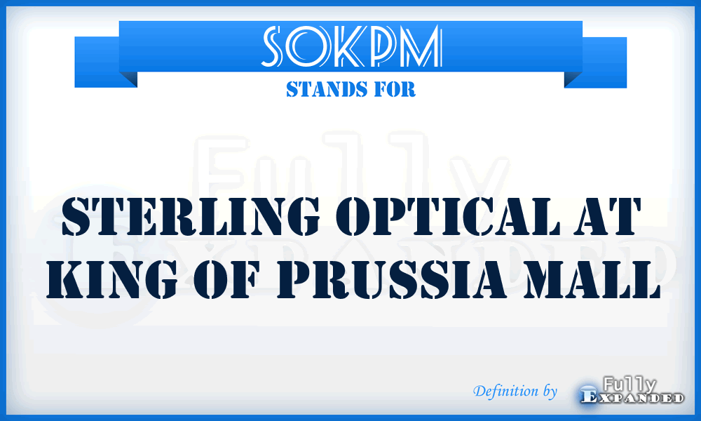 SOKPM - Sterling Optical at King of Prussia Mall