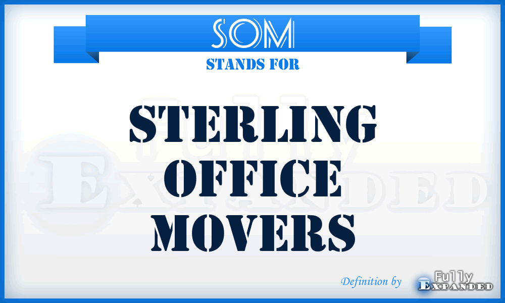 SOM - Sterling Office Movers