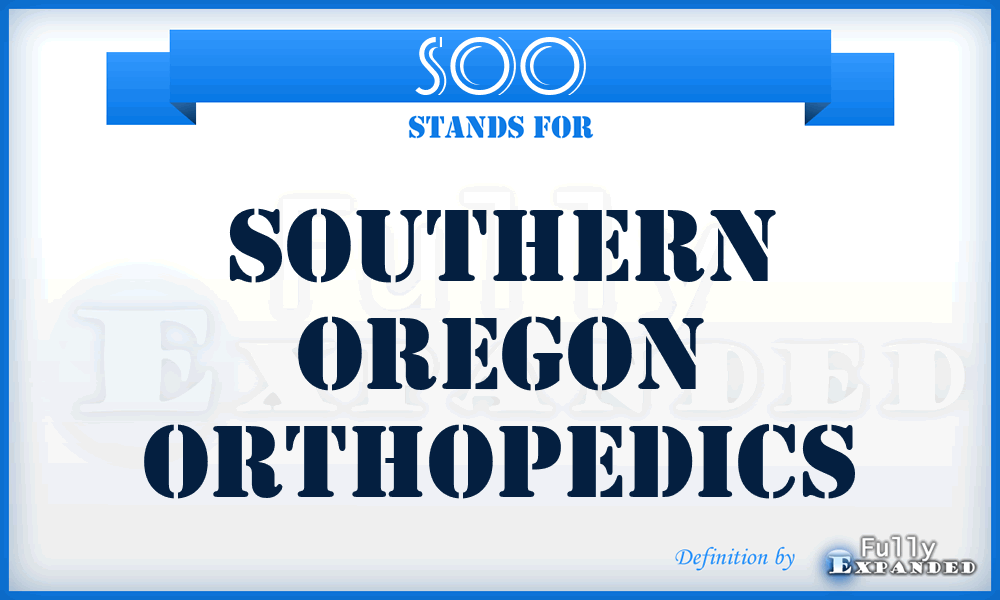 SOO - Southern Oregon Orthopedics