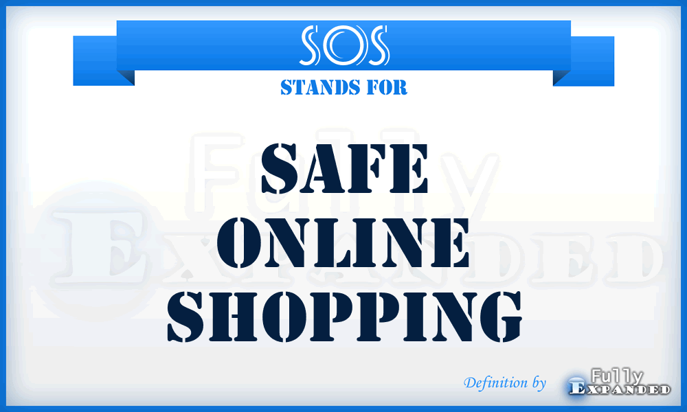 SOS - Safe Online Shopping