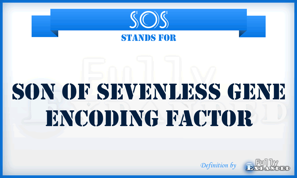 SOS - Son Of Sevenless gene encoding factor