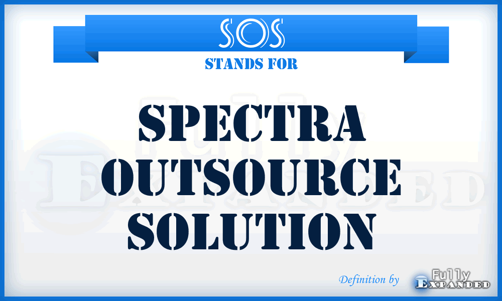 SOS - Spectra Outsource Solution