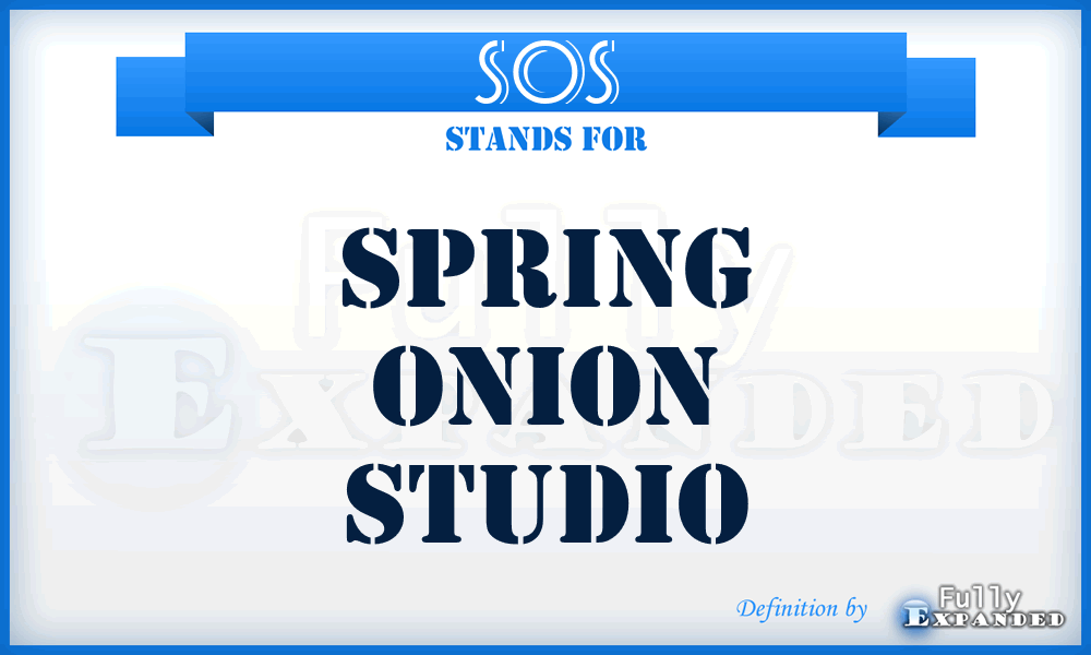 SOS - Spring Onion Studio
