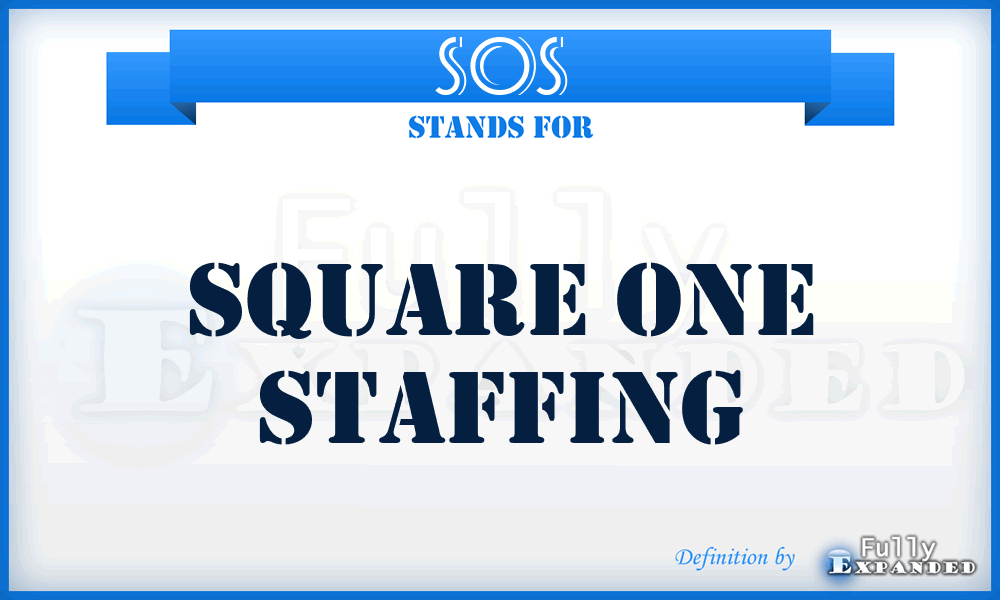 SOS - Square One Staffing