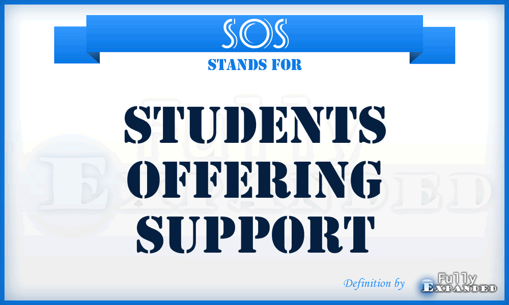 SOS - Students Offering Support