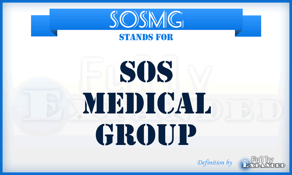 SOSMG - SOS Medical Group