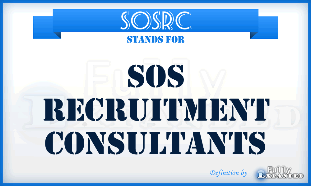 SOSRC - SOS Recruitment Consultants