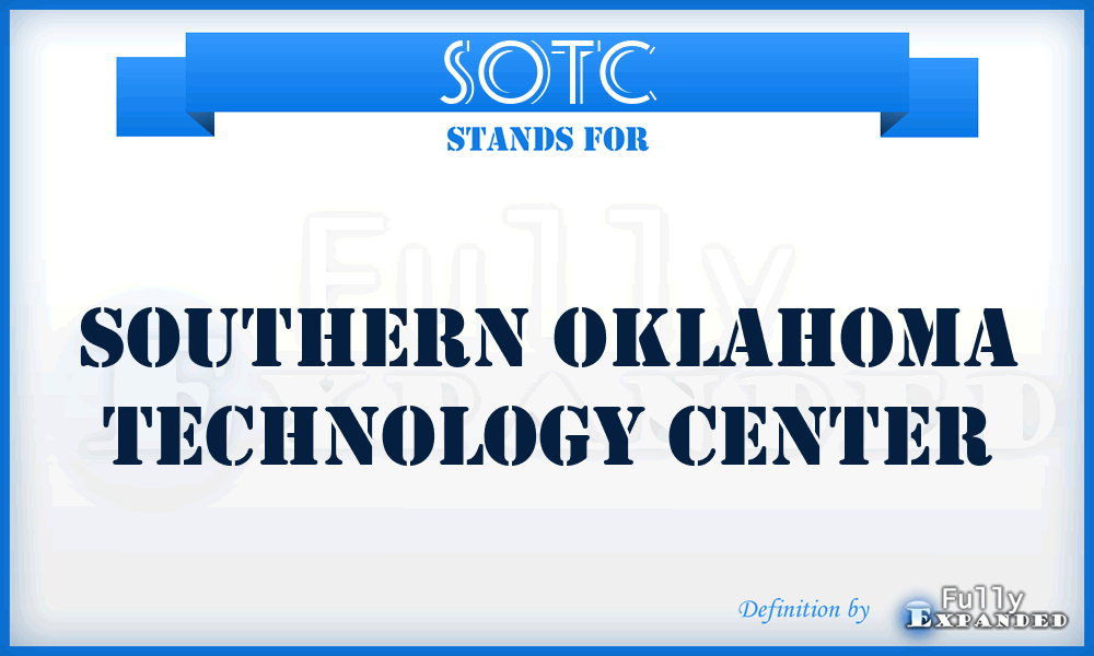 SOTC - Southern Oklahoma Technology Center