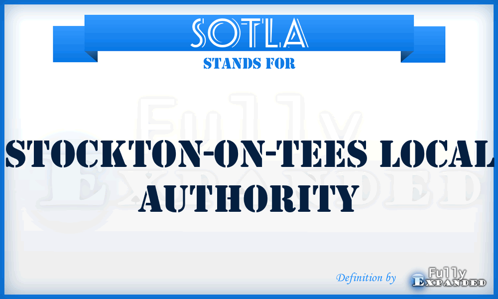 SOTLA - Stockton-On-Tees Local Authority