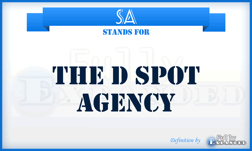 SA - The d Spot Agency