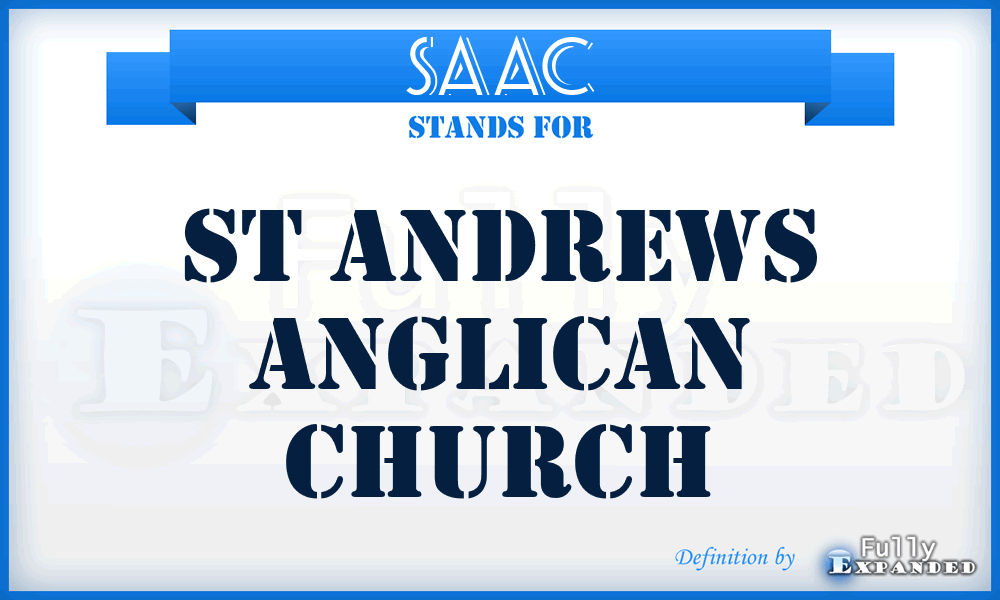 SAAC - St Andrews Anglican Church