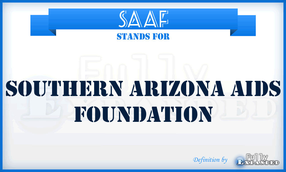 SAAF - Southern Arizona Aids Foundation
