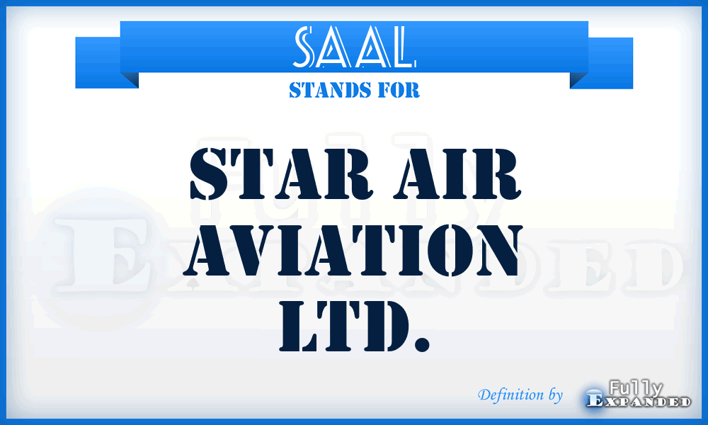 SAAL - Star Air Aviation Ltd.