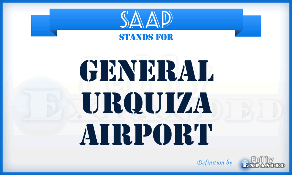 SAAP - General Urquiza airport