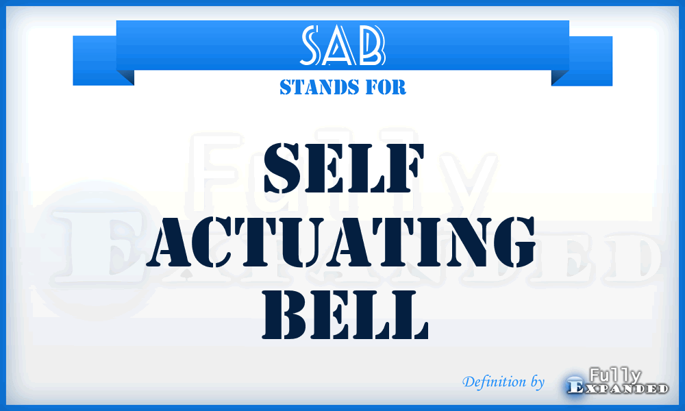 SAB - Self Actuating Bell