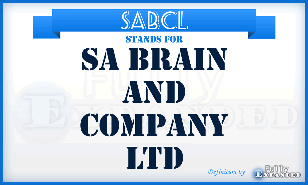SABCL - SA Brain and Company Ltd
