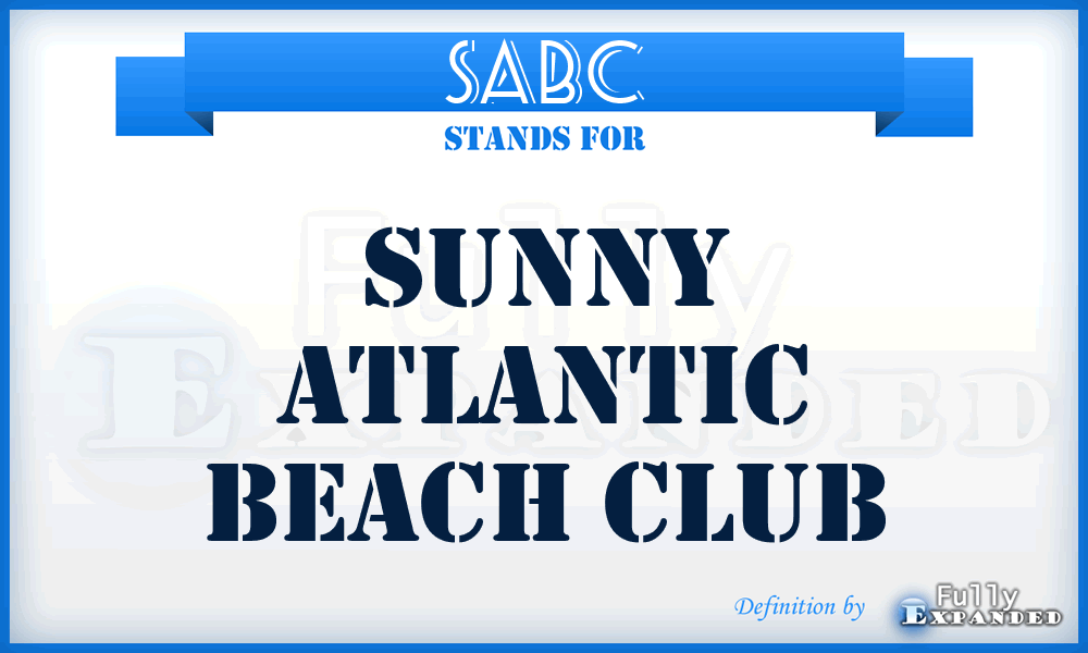 SABC - Sunny Atlantic Beach Club