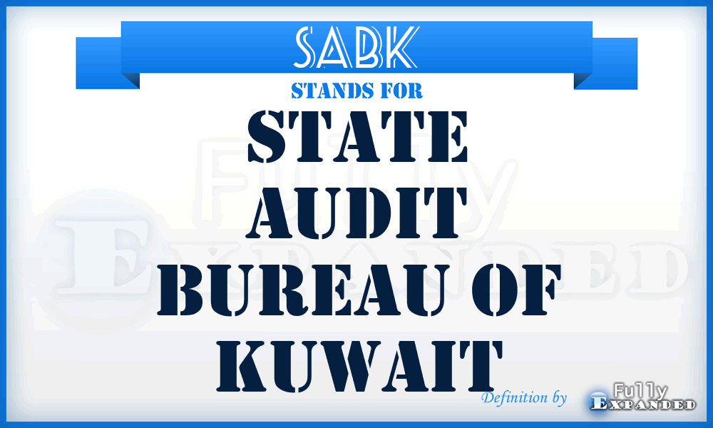 SABK - State Audit Bureau of Kuwait