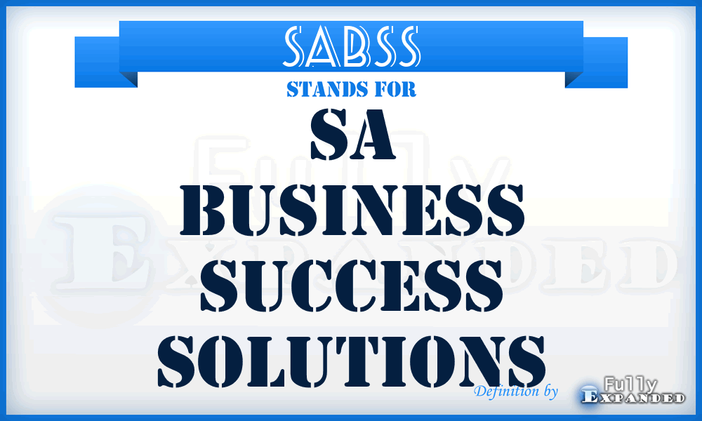 SABSS - SA Business Success Solutions