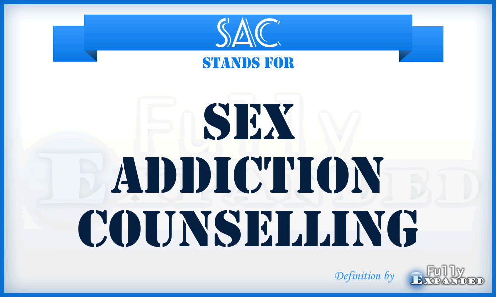 SAC - Sex Addiction Counselling