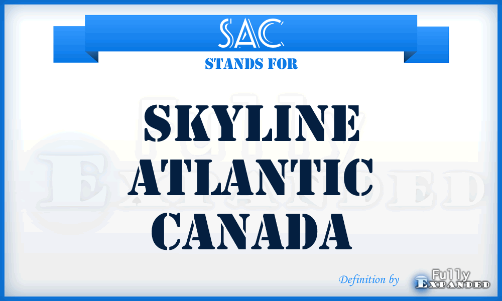 SAC - Skyline Atlantic Canada