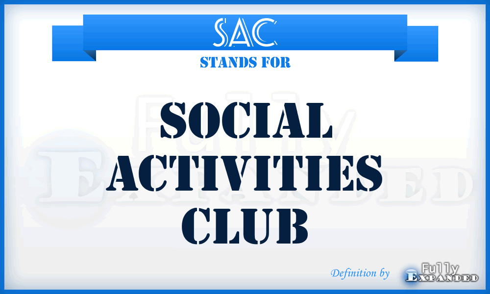 SAC - Social Activities Club