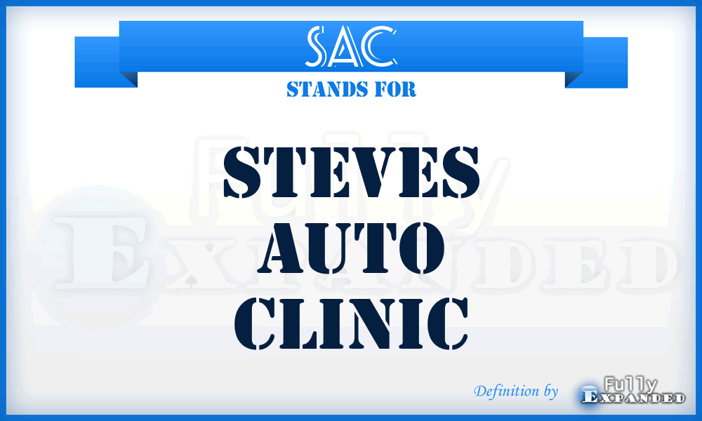 SAC - Steves Auto Clinic