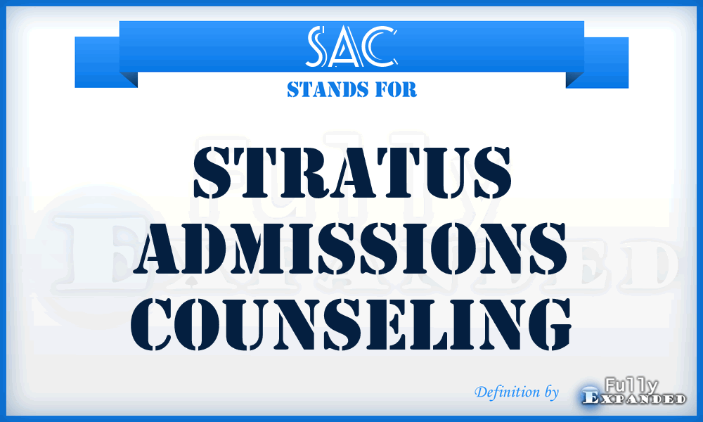 SAC - Stratus Admissions Counseling