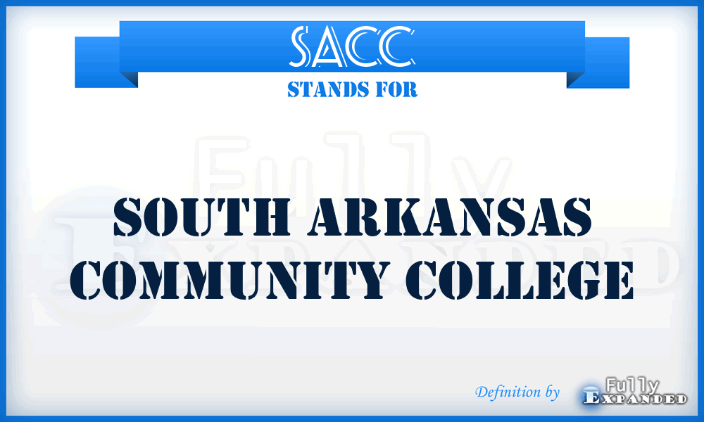 SACC - South Arkansas Community College