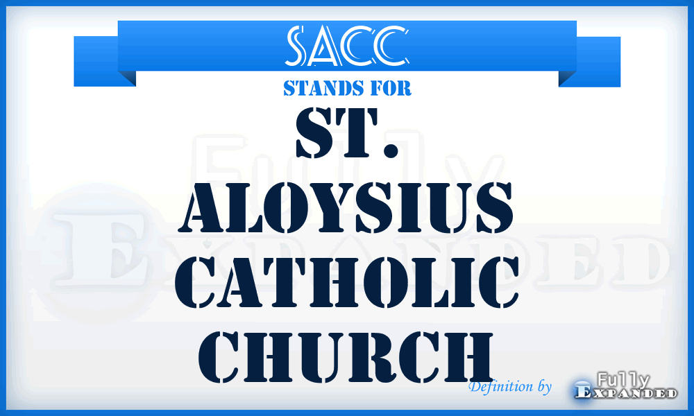 SACC - St. Aloysius Catholic Church