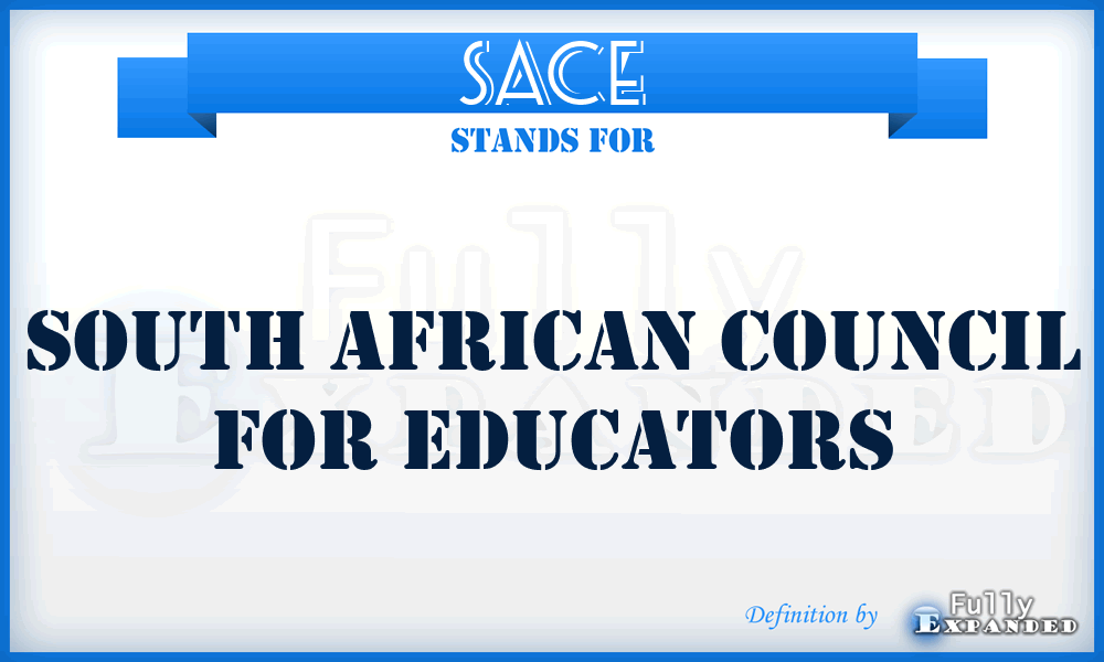 SACE - South African Council for Educators