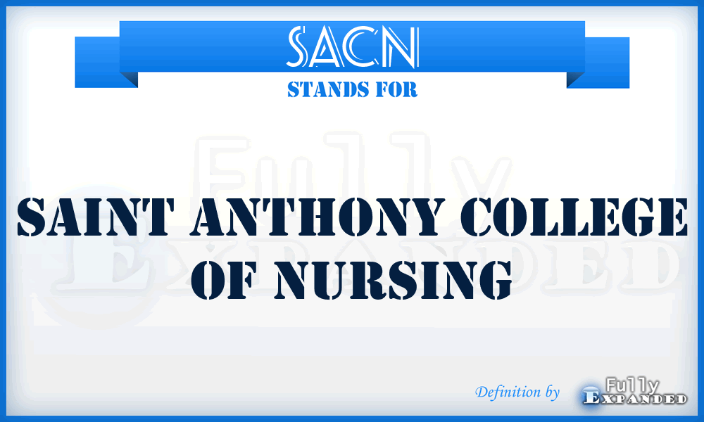 SACN - Saint Anthony College of Nursing
